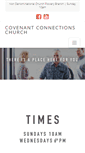 Mobile Screenshot of covenantconnectionschurch.com
