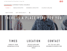 Tablet Screenshot of covenantconnectionschurch.com